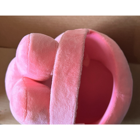 PEEPS Pink Plush Easter Baskets (1) Jumbo Chick -(1) Medium & Yellow Bunny Lot/3 - Picture 12 of 16